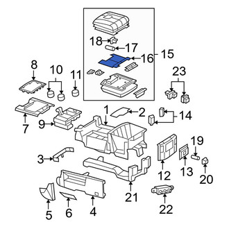 Dodge OE - Console Mat