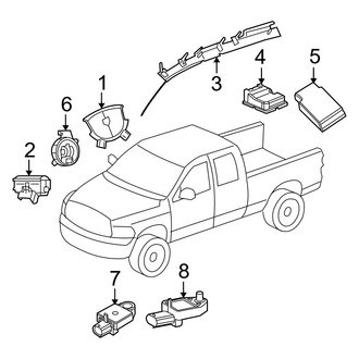 Dodge OE - Restraint Systems - Air Bag Components