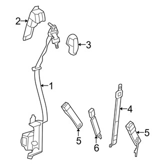 Dodge OE - Restraint Systems - Front Seat Belts
