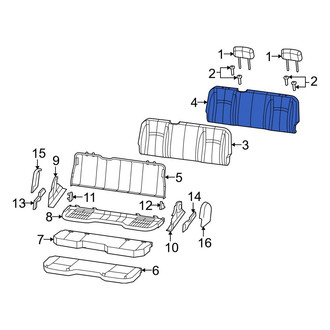 Dodge OE - Rear Seat Back Cushion
