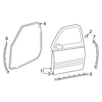 Dodge OE - Front Door - Door & Components
