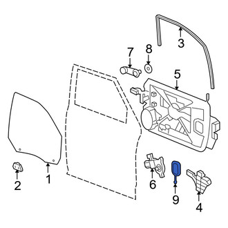 Dodge OE - Rear Door Access Cover