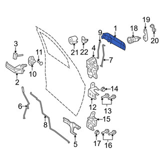 Dodge OE - Front Left Outer Exterior Door Handle