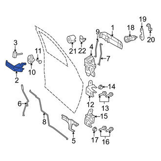 Dodge OE - Rear Left Inner Interior Door Handle