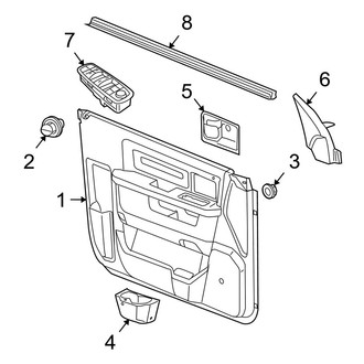 Dodge OE - Front Door - Interior Trim