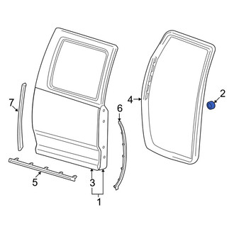 Dodge OE - Rear Door Stop