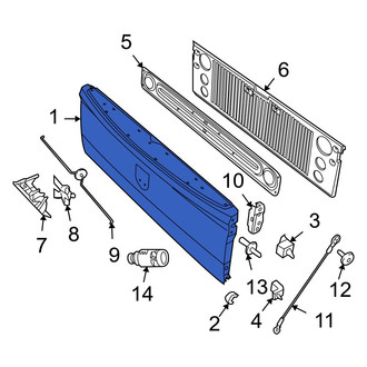 Dodge OE - Rear Tailgate