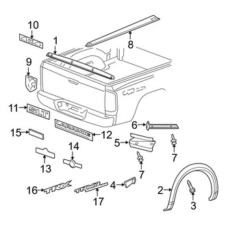 Dodge OE - Pick Up Box - Exterior Trim (1500)