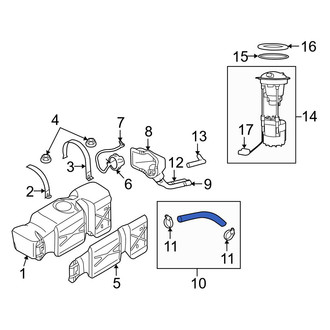 Dodge OE - Lower Fuel Tank Filler Neck