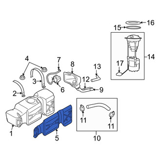 Dodge OE - Fuel Tank Shield