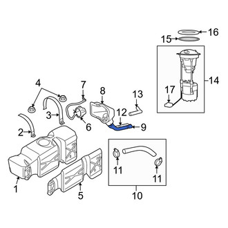 Dodge OE - Fuel Filler Hose