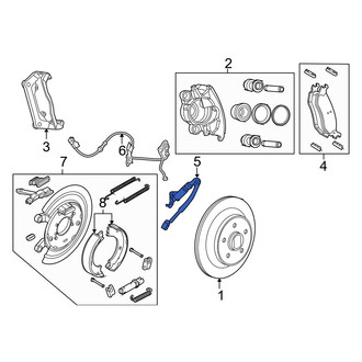 Dodge OE - Rear Left Brake Hydraulic Hose