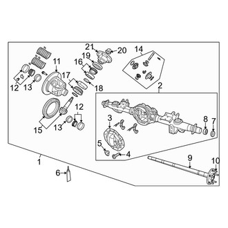 Dodge OE - Rear Suspension - Axle & Differential (1500)