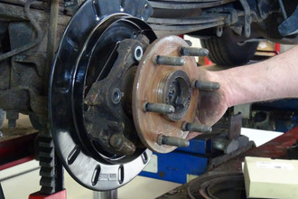 Brake Dust Shield Installation