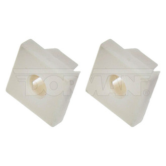 Dorman® - Chrome / White License Plate Fasteners