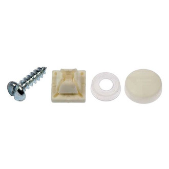 Dorman® - White / Zinc Clear License Plate Fasteners