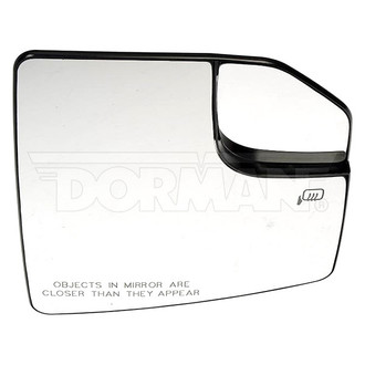 Dorman® - HELP™ Passenger Side Power View Mirror Glass (Heated, Non-Foldaway)