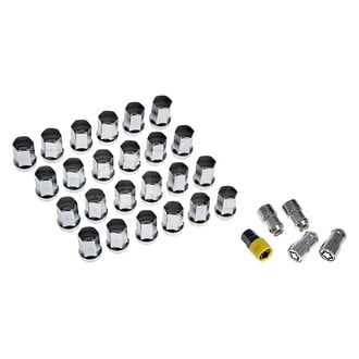 Dorman® - Chrome Cone Seat Acorn Bulge Lug Wheel Installation Kit