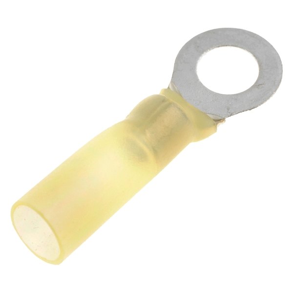 Dorman® - 12/10 Gauge 1/4" Yellow Weatherproof Ring Terminals (25 Per Pack)