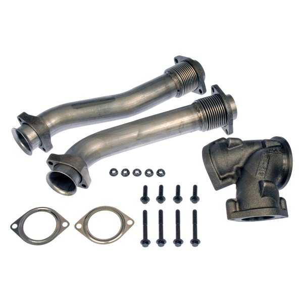 Dorman® - OE Solutions™ Aluminum and Cast Iron Turbocharger Up Pipe Kit with Cast Iron Y-connector