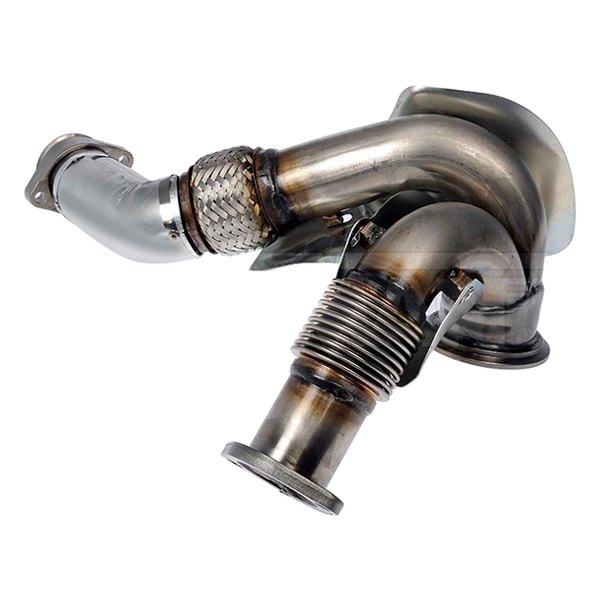 Dorman® - OE Solutions™ Driver Side Turbocharger Up Pipe with Partial Heat Shield