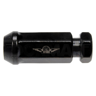 Dorman® - Black Cone Seat Flattop Capped Lug Nuts