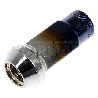 Dorman® - Ti-Blue Chrome Cone Seat Duplex Acorn Open End Lug Nuts