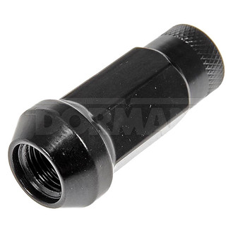 Dorman® - Black Cone Seat Acorn Bulge Open End Lug Nuts