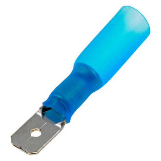 Dorman® - 0.250" 16/14 Gauge Blue Male Quick Disconnect Connectors