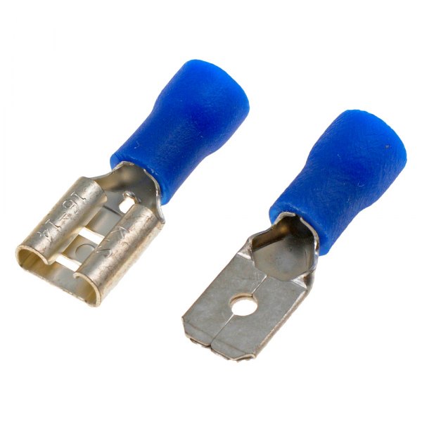 Dorman® - 0.250" 16/14 Gauge Blue Male/Female Quick Disconnect Connectors