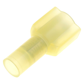 Dorman® - 0.250" 12/10 Gauge Fully Insulated Yellow Male Quick Disconnect Connectors
