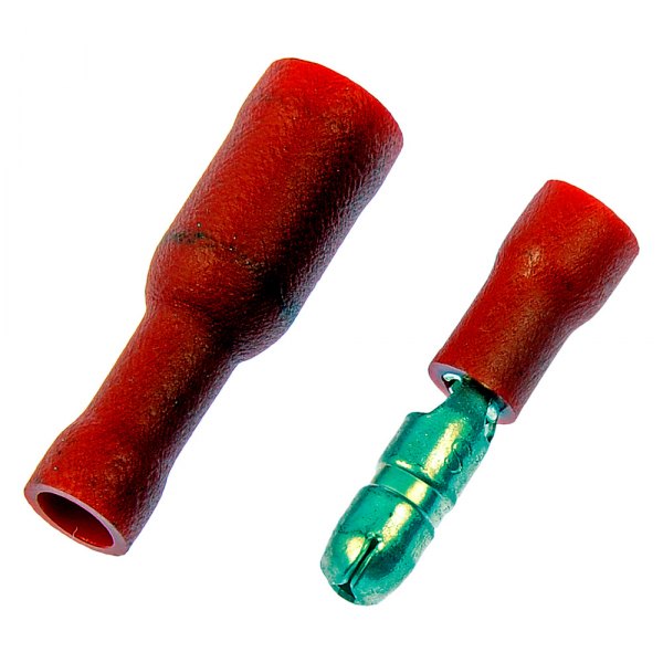 Dorman® - 0.157" 22/18 Gauge Red Male/Female Bullet Connectors