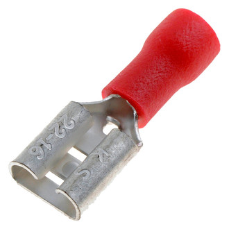 Dorman® - 0.250" 22/18 Gauge Red Female Quick Disconnect Connectors