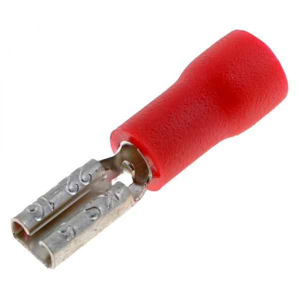 Dorman® - 0.110" 22/18 Gauge Red Female Quick Disconnect Connectors