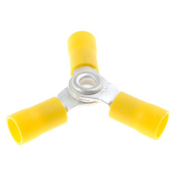 Dorman® - 12/10 Gauge Yellow 3-Way Butt Connectors (4 Per Pack)