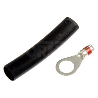 Dorman® - 0.26" 22/18 Gauge Black/Silver Ring Terminals