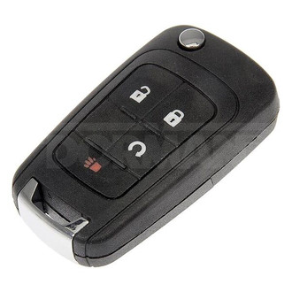Dorman® - 3-Button Black Replacement Keyless Entry Remote Transmitter Case with Panic Button