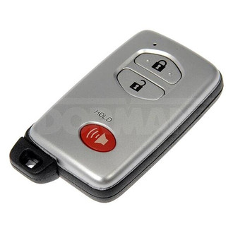 Dorman® - 2-Button Silver Replacement Keyless Entry Remote Transmitter Case with Panic Button