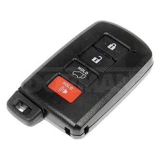 Dorman® - 3-Button Black Replacement Keyless Entry Remote Transmitter Case with Panic Button & Clip