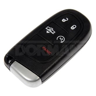 Dorman® - 4-Button Black Replacement Keyless Entry Remote Transmitter Case with Panic Button