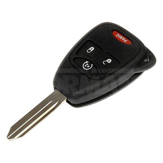 Dorman® - 3-Button Black Replacement Keyless Entry Remote Transmitter Case with Panic Button
