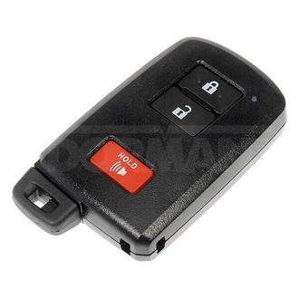 Dorman® - 2-Button Black Replacement Keyless Entry Remote Transmitter Case with Panic Button