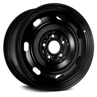 7 I-Spoke Black 16x6.5 Steel Wheel