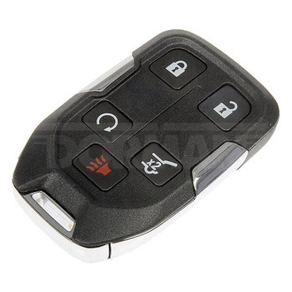Dorman® - 4-Button Black Replacement Keyless Entry Remote Transmitter Case with Panic Button