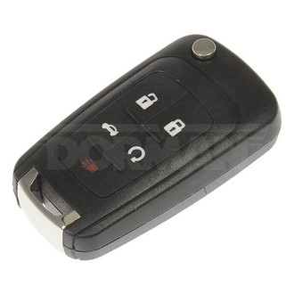 Dorman® - 4-Button Black Replacement Keyless Entry Remote Transmitter Case with Panic Button