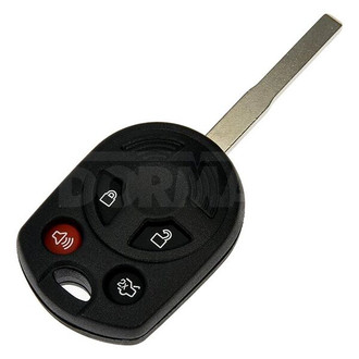 Dorman® - 4-Button Black Replacement Keyless Entry Remote Transmitter Case with Panic Button