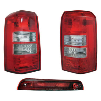 Dorman® - Driver and Passenger Side Replacement 3-Piece Kit (Driver and Passenger Side Tail Lights, 3rd Brake Light)
