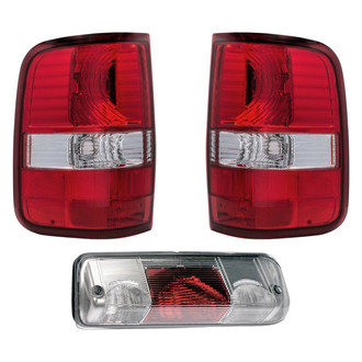 Dorman® - Driver and Passenger Side Replacement 3-Piece Kit (Driver and Passenger Side Tail Lights, 3rd Brake Light)