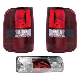 Dorman® - Driver and Passenger Side Replacement 3-Piece Kit (Driver and Passenger Side Tail Lights, 3rd Brake Light)