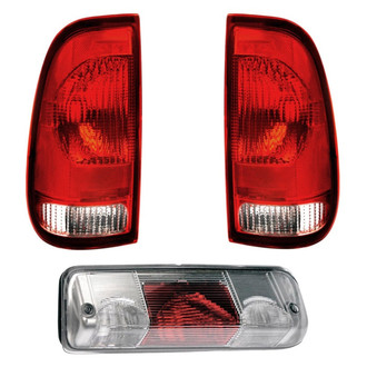 Dorman® - Driver and Passenger Side Replacement 3-Piece Kit (Driver and Passenger Side Tail Lights, 3rd Brake Light)